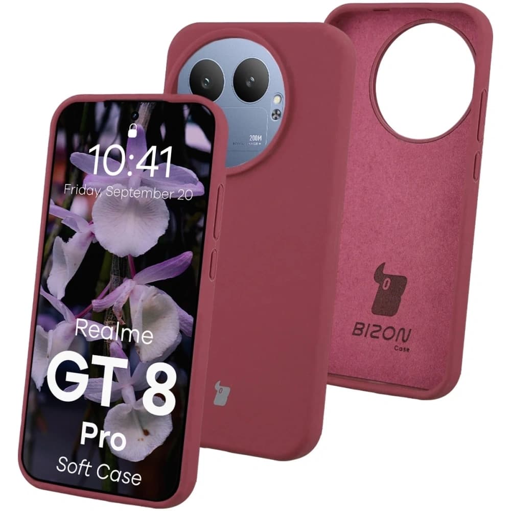 Bizon Soft Case Realme GT 8 Pro dunkelviolett - 1