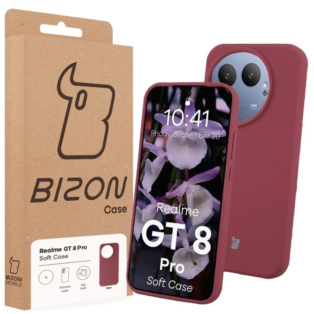 Bizon Soft Case Realme GT 8 Pro dunkelviolett - 7