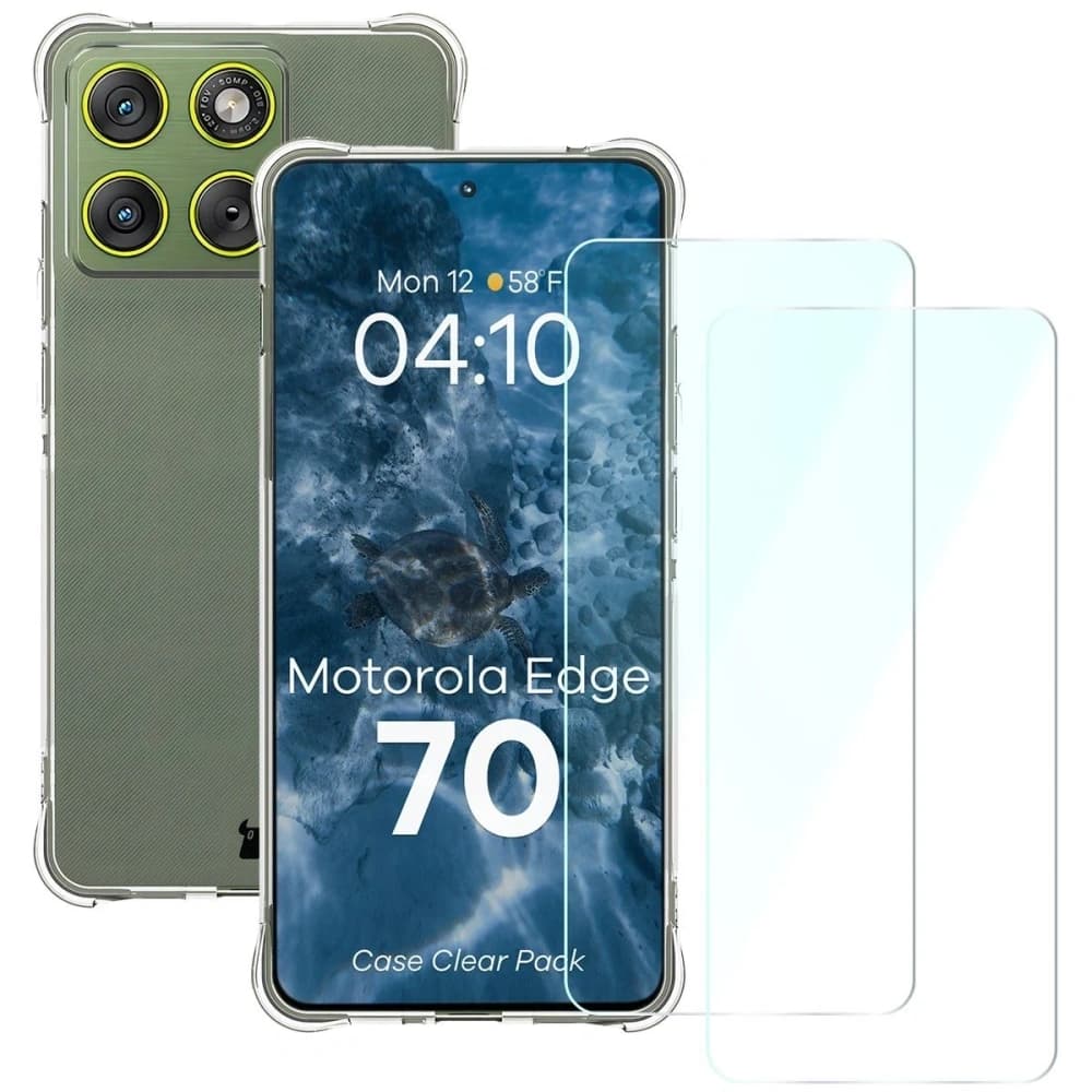 Bizon Case Clear Pack Motorola Edge 70 - 1
