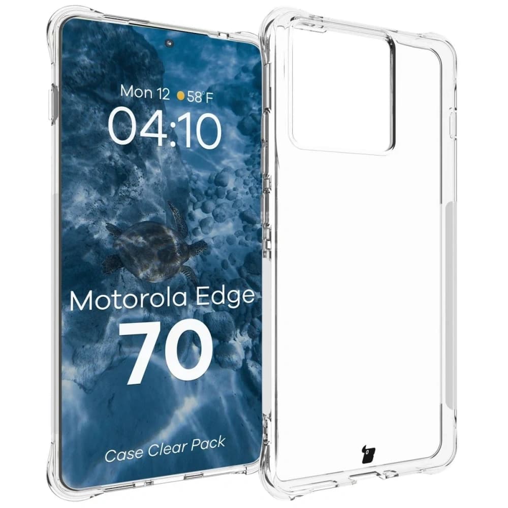 Bizon Case Clear Pack Motorola Edge 70 - 3