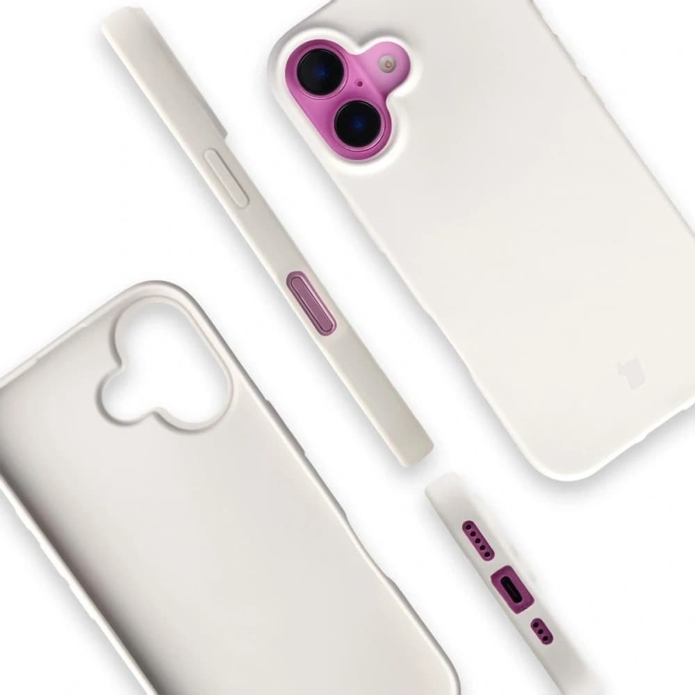 Bizon Case ReLeaf Apple iPhone 16 alb
 - 4