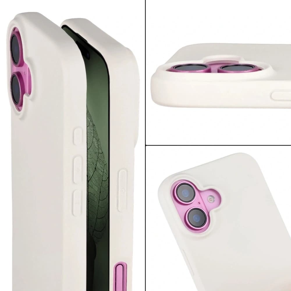 Bizon Case ReLeaf Apple iPhone 16 alb
 - 5