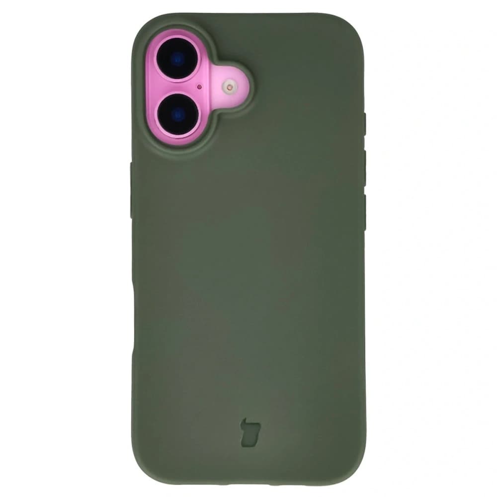 Bizon Case ReLeaf Apple iPhone 16 verde închis
 - 2