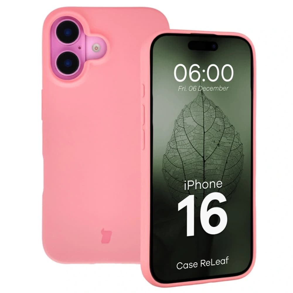 Bizon Case ReLeaf Apple iPhone 16 roz
 - 1