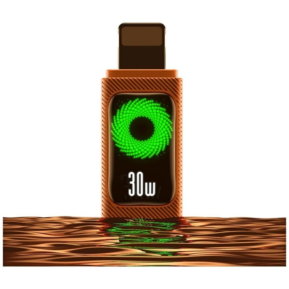 USAMS SJ774 PD 30W Cablu USB-C / Lightning 1.2m portocaliu
 - 10