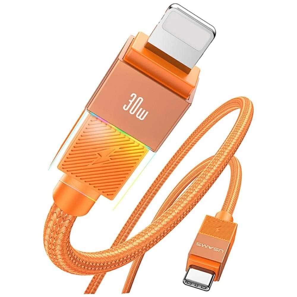 USAMS SJ776 PD 30W Cablu USB-C / Lightning 1.2m oxidat
 - 2