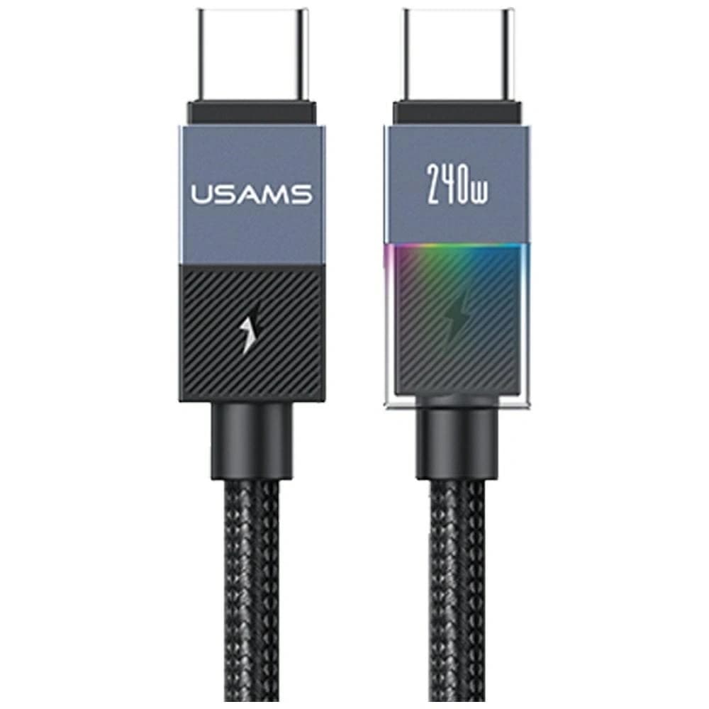 USAMS SJ777 PD 240W Cablu USB-C / USB-C 1.2m oxidat
 - 1