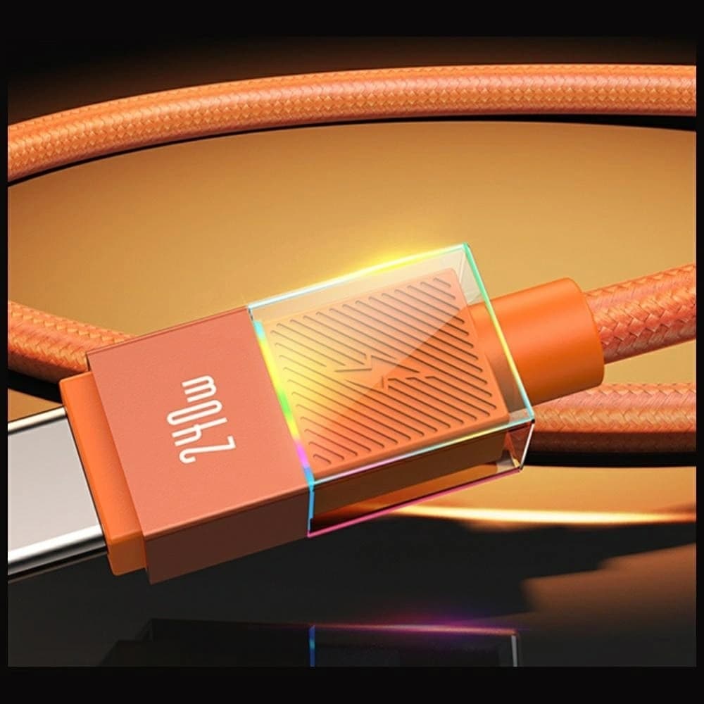 USAMS SJ777 PD 240W Cablu USB-C / USB-C 1.2m oxidat
 - 2