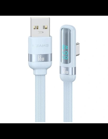 USAMS US-SJ651 66W USB-A / USB-C Kábel 1.2m kék
