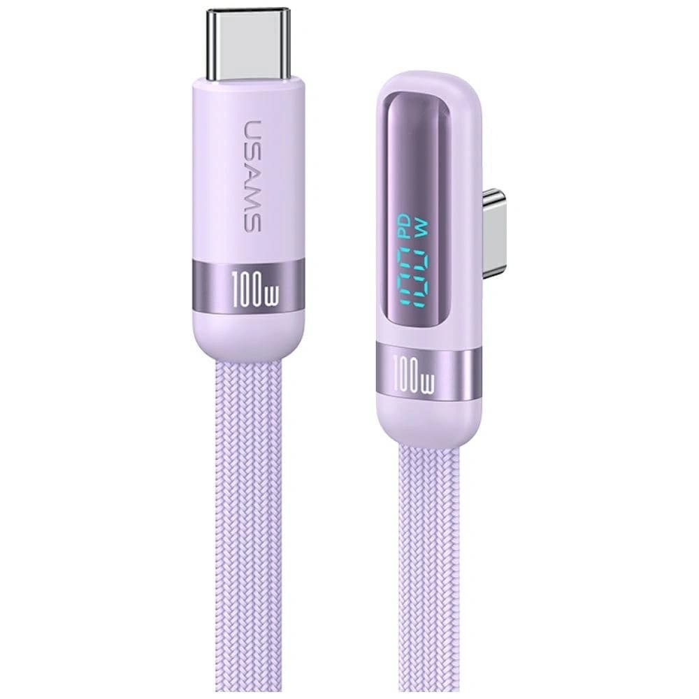 USAMS US-SJ653 PD 100W Cablu USB-C / USB-C 1.2m mov
 - 1