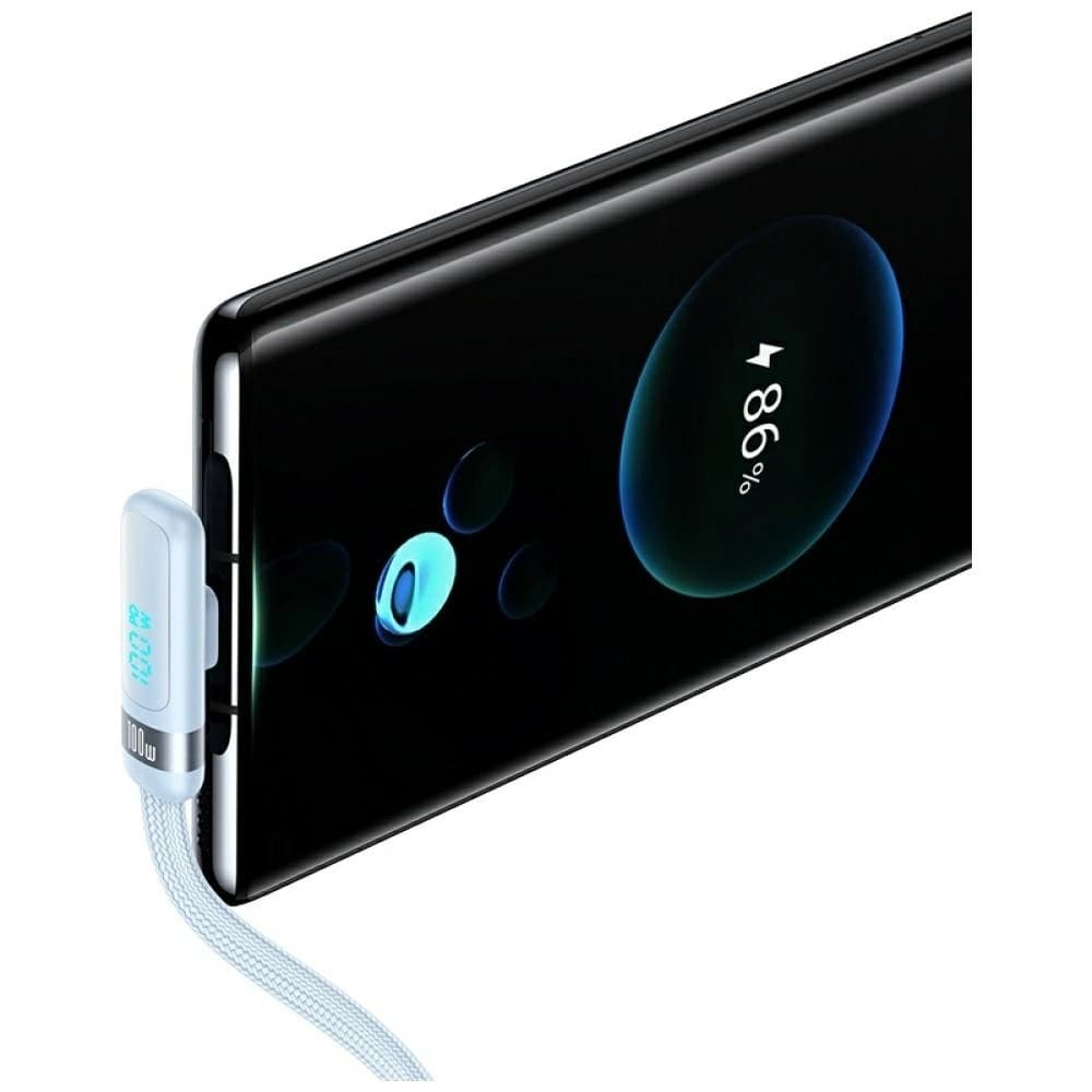 USAMS US-SJ653 PD 100W Cablu USB-C / USB-C 1.2m mov
 - 5