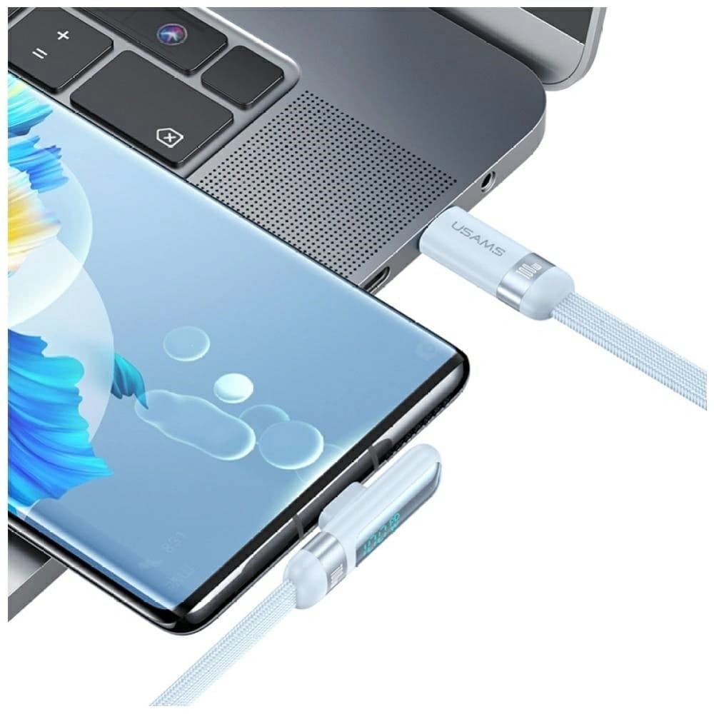 USAMS US-SJ653 PD 100W Cablu USB-C / USB-C 1.2m mov
 - 6