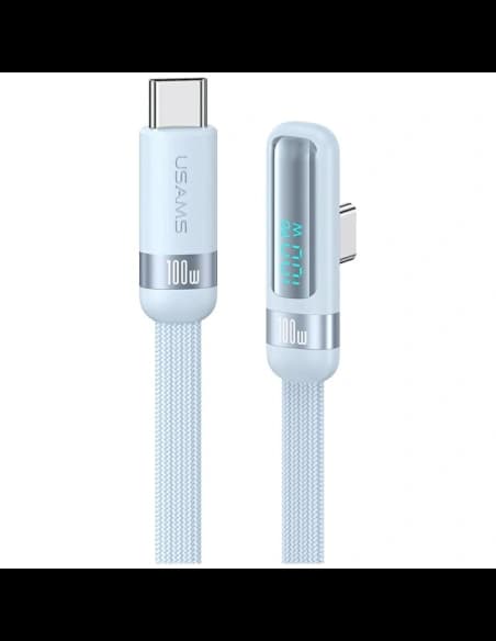 USAMS US-SJ653 PD 100W USB-C / USB-C Kábel 1.2m kék
