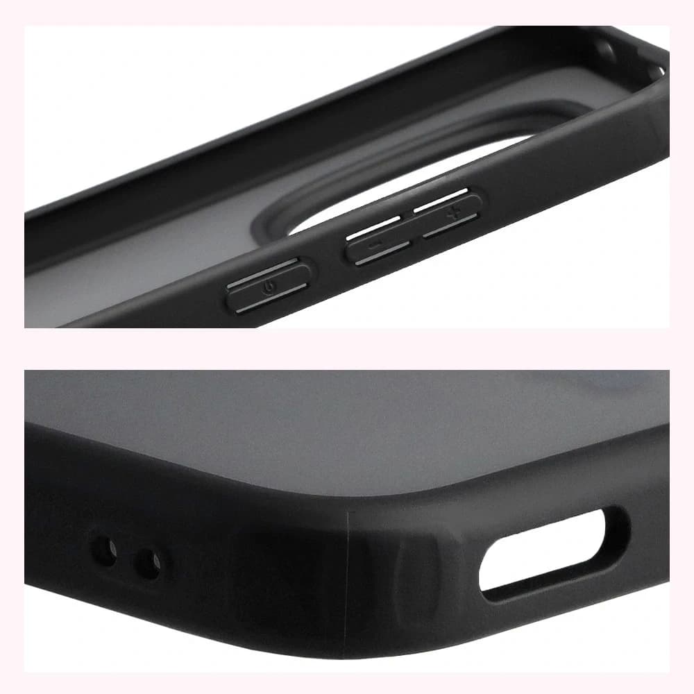 Bizon Case Angelo Xiaomi Redmi Note 15 Pro 5G smoked with a black frame - 4