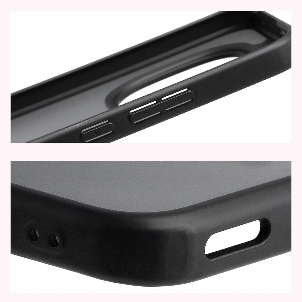 Bizon Case Angelo Xiaomi Redmi Note 15 Pro+ Plus 5G smoked with a black frame - 4