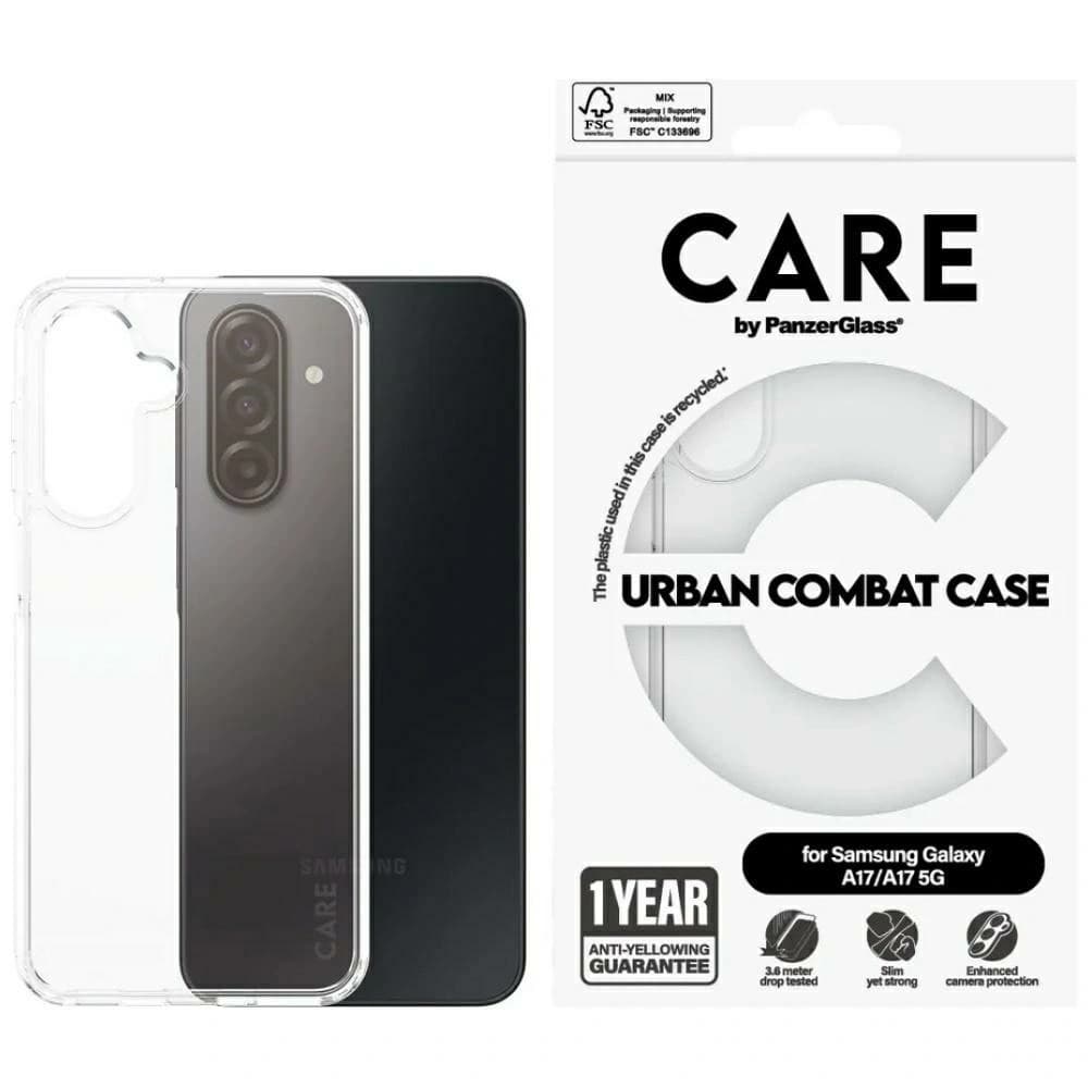 CARE by PanzerGlass Flagship Urban Combat Samsung Galaxy M17 5G / A17 / A17 5G átlátszó
 - 1