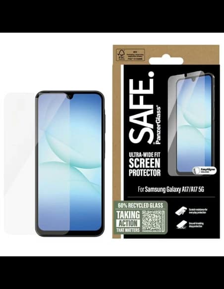SAFE by PanzerGlass Ultra-Wide Fit Samsung Galaxy A17 / A17 5G
