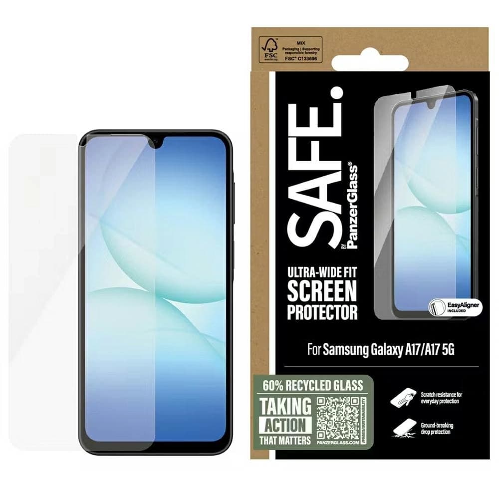 SAFE by PanzerGlass Ultra-Wide Fit Samsung Galaxy A17 / A17 5G
 - 1