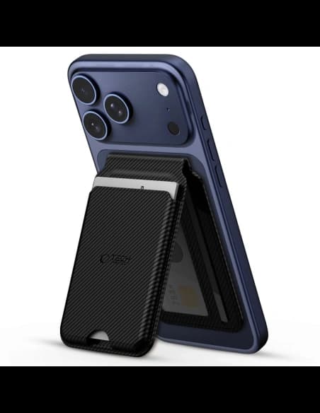 Tech-Protect MagWallet Stand MagSafe Univerzális Mágneses Kártyatartó Szén
