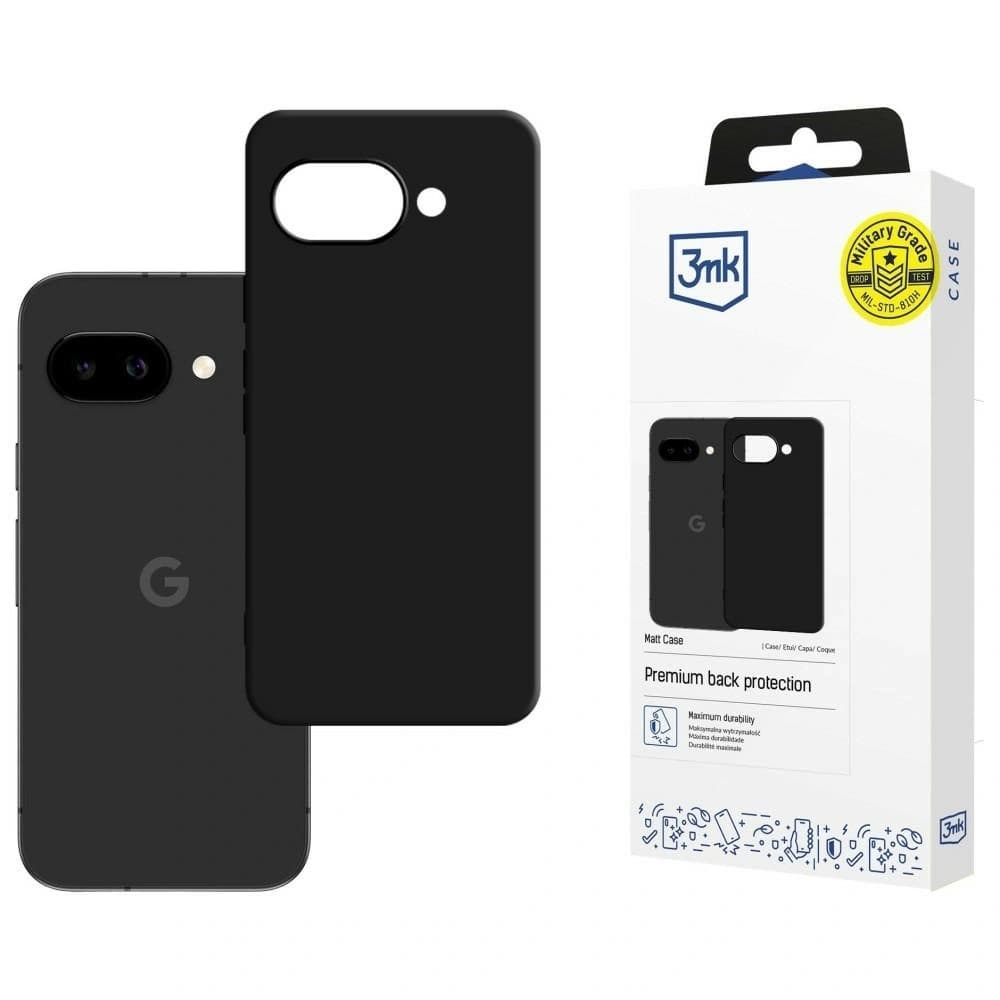 3MK Matt Case Google Pixel 10A black - 1