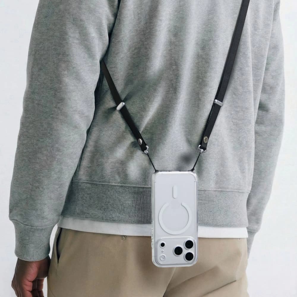 Spigen DA30l Lanyard Strap Crossbody Negru
 - 10