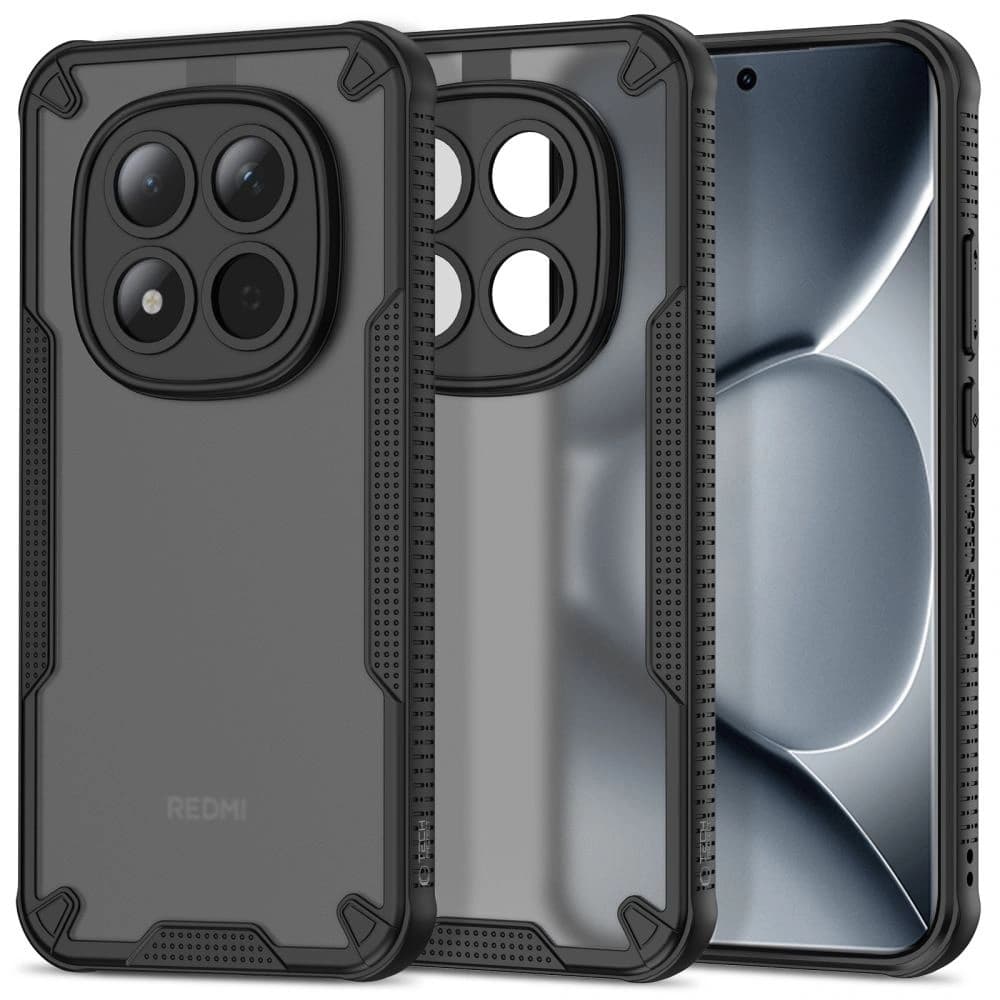 Tech-Protect Rugged Shield Xiaomi Poco M8 Pro / Redmi Note 15 Pro+ Plus 5G Matt Schwarz