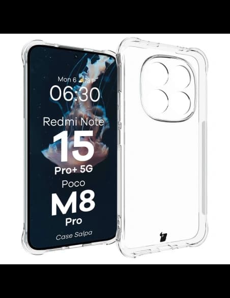 Bizon Case Salpa Xiaomi Redmi Note 15 Pro+ Plus 5G / POCO M8 Pro 5G klar