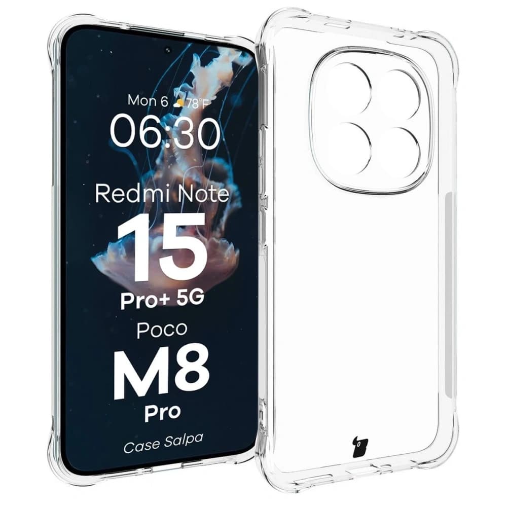 Bizon Case Salpa Xiaomi Redmi Note 15 Pro+ Plus 5G / POCO M8 Pro 5G klar
 - 1
