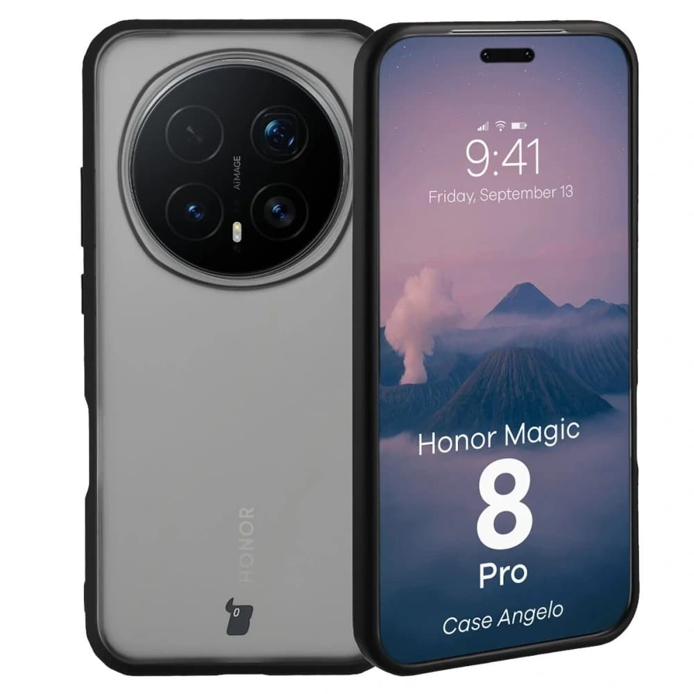 Bizon Case Angelo Honor Magic8 Pro kouřový s černým rámem
 - 1