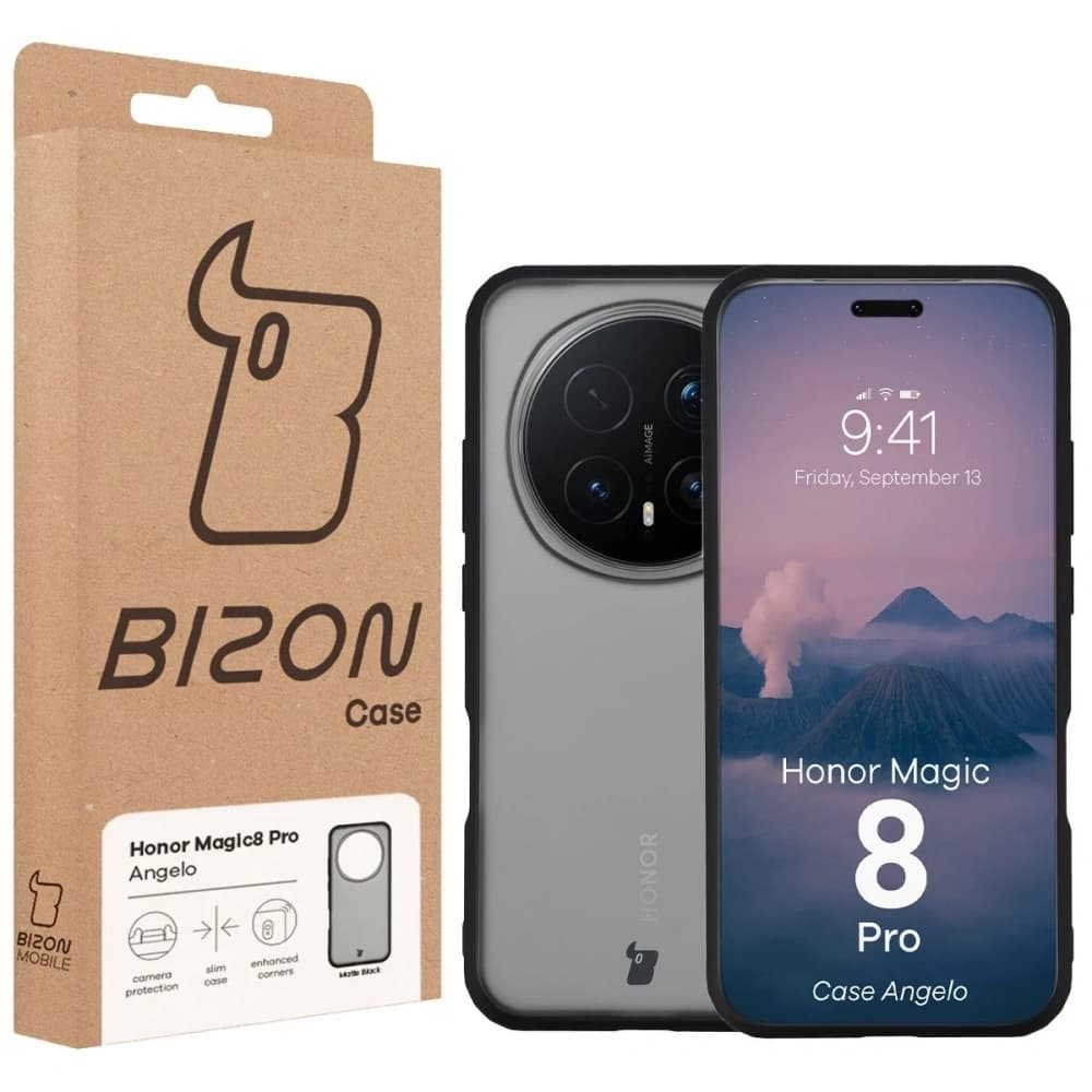 Bizon Case Angelo Honor Magic8 Pro kouřový s černým rámem
 - 6