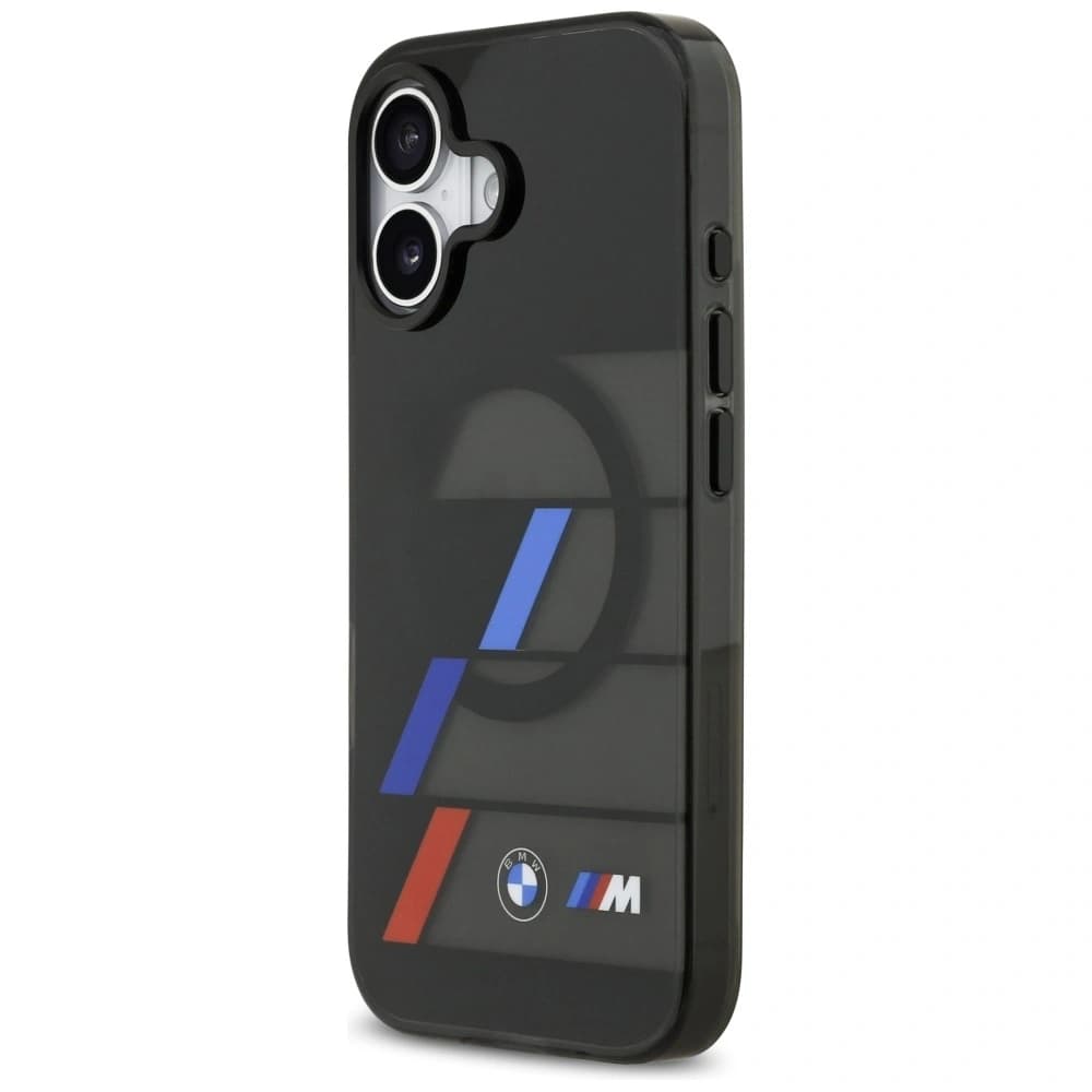 BMW M IML Metallknöpfe Tricolor Linien MagSafe Apple iPhone 17 schwarz
 - 2