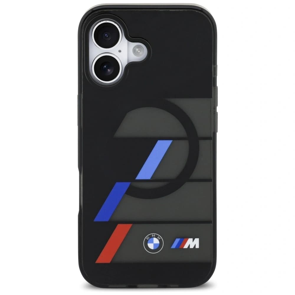 BMW M IML Metallknöpfe Tricolor Linien MagSafe Apple iPhone 17 schwarz
 - 3