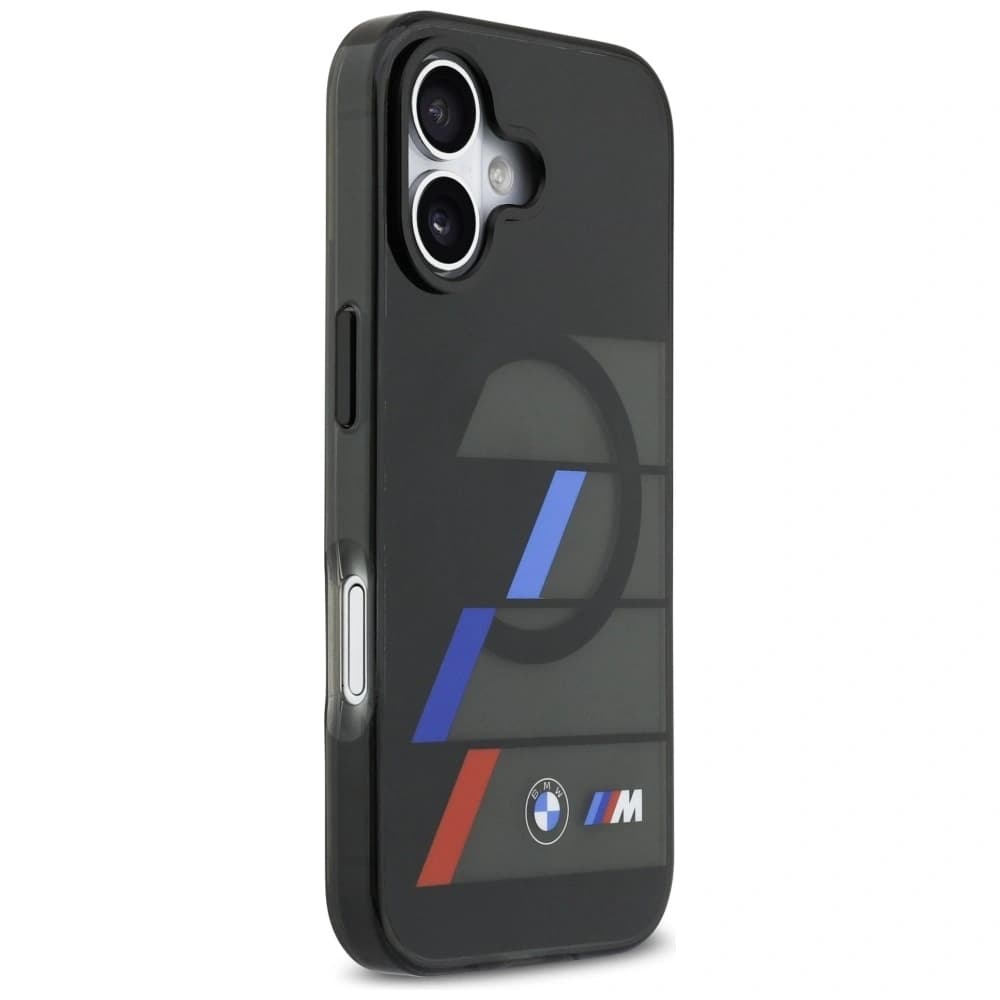 BMW M IML Metallknöpfe Tricolor Linien MagSafe Apple iPhone 17 schwarz
 - 4
