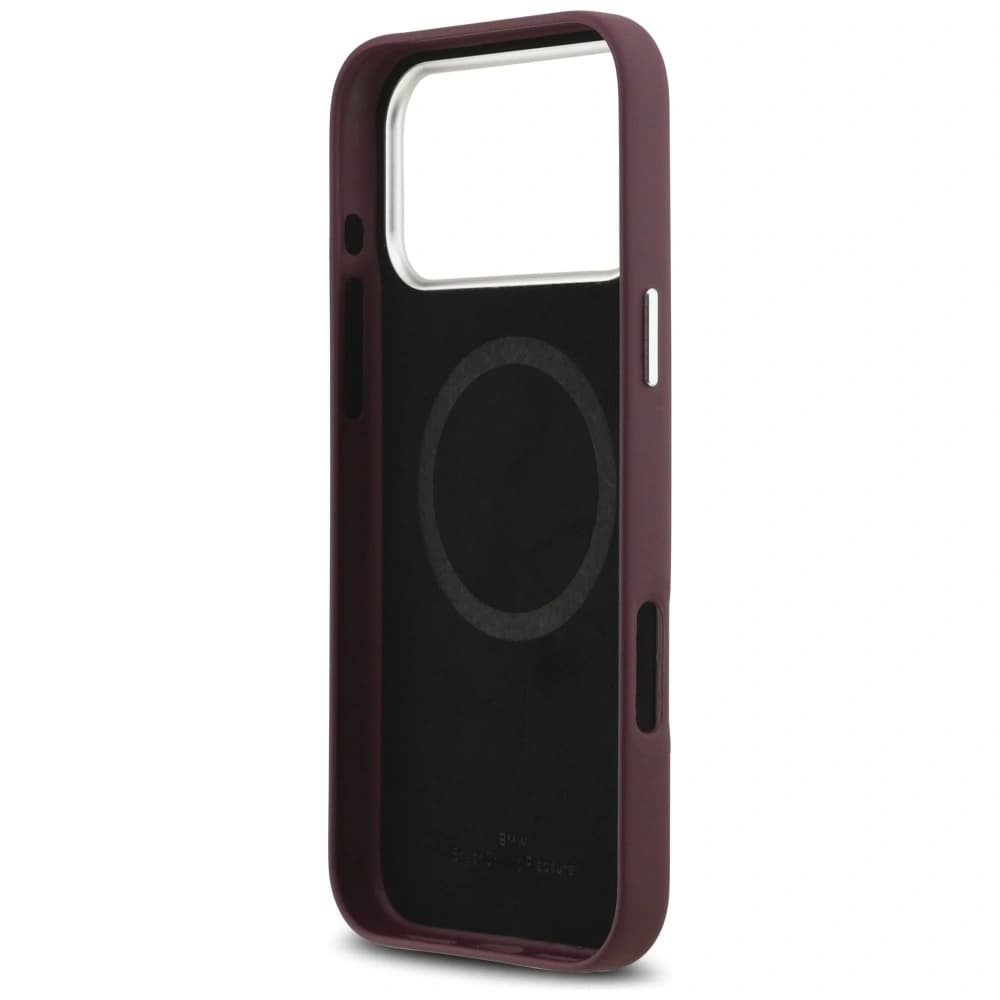 Semn BMW Full Wrapped Metal MagSafe Apple iPhone 17 Pro Max roșu
 - 7