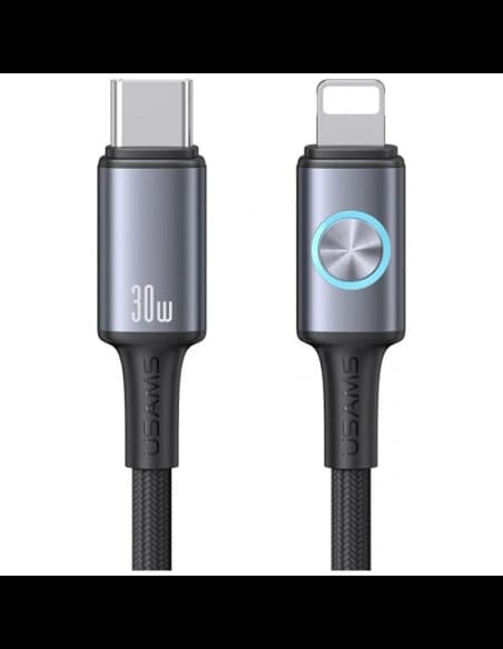 USAMS Huan Series SJ753 30W USB-C / Lightning kabel 1,2m tarnish
