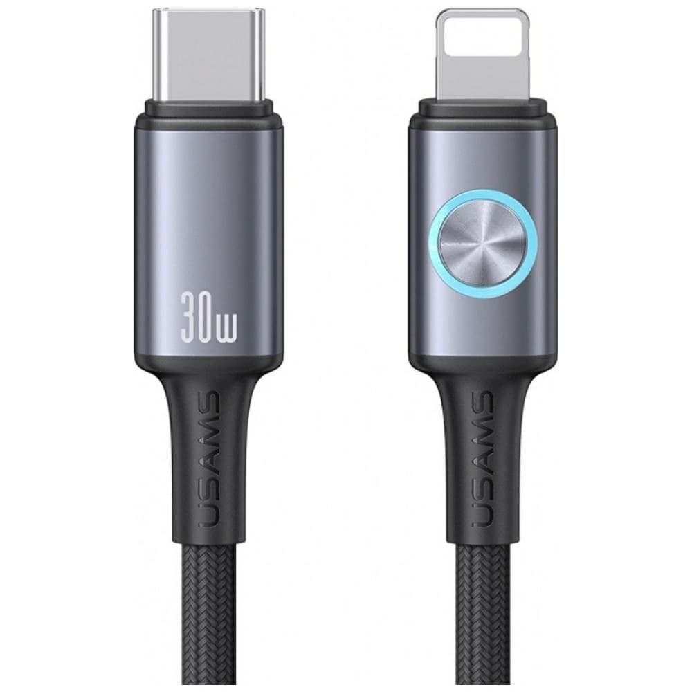 USAMS Huan Series SJ753 Cablu USB-C / Lightning 30W 1.2m oxidat
 - 1