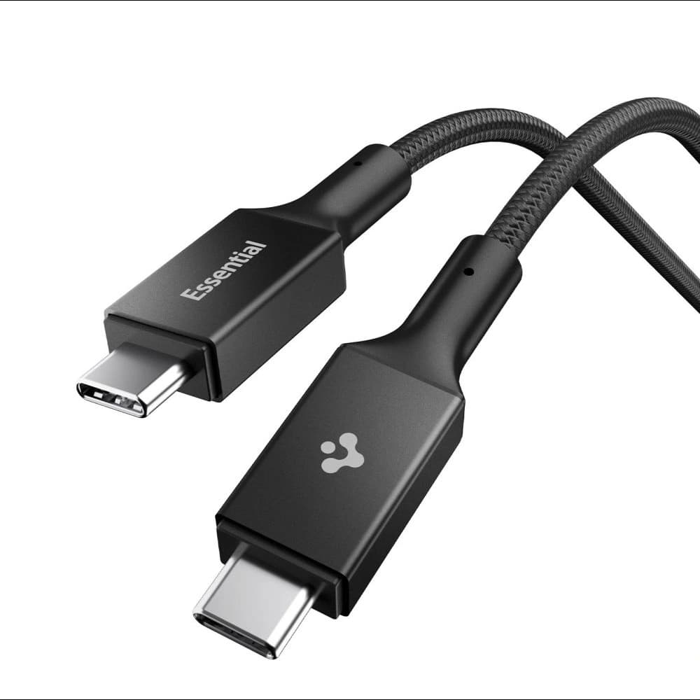 Spigen EB10015CC Essential USB-C Cable 100W 150cm Black - 1