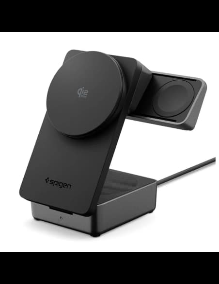 Spigen EF323MQ Essential 3in1 Magnetic MagSafe Wireless Charger 25W Qi2.2 Negru