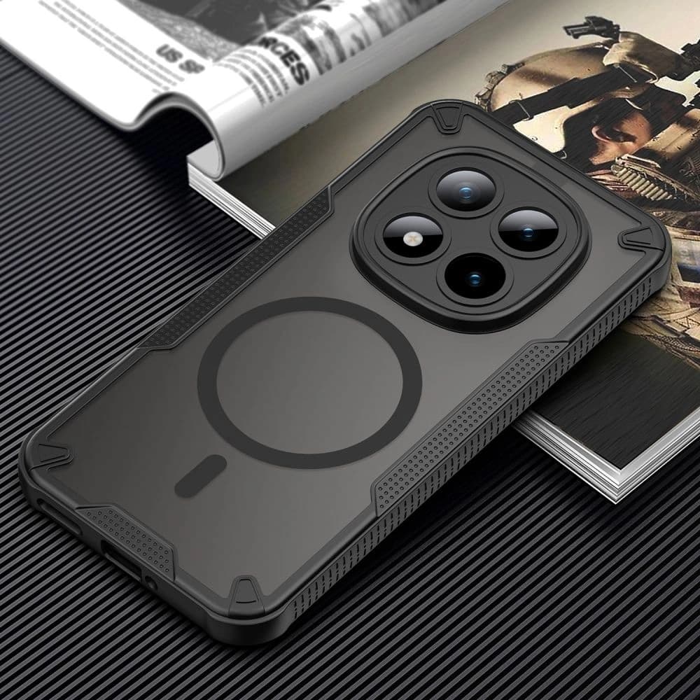 Tech-Protect Rugged Shield MagSafe Xiaomi Poco M8 Pro / Redmi Note 15 Pro+ Plus 5G Matte Black - 5