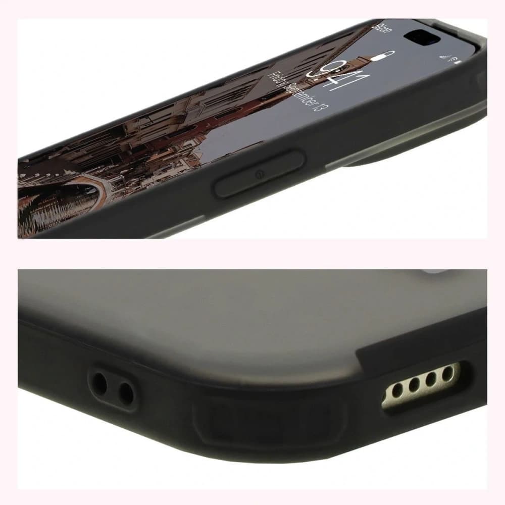 Bizon MatteO Magnetický Pack Apple iPhone 15 kouřově černý
 - 6