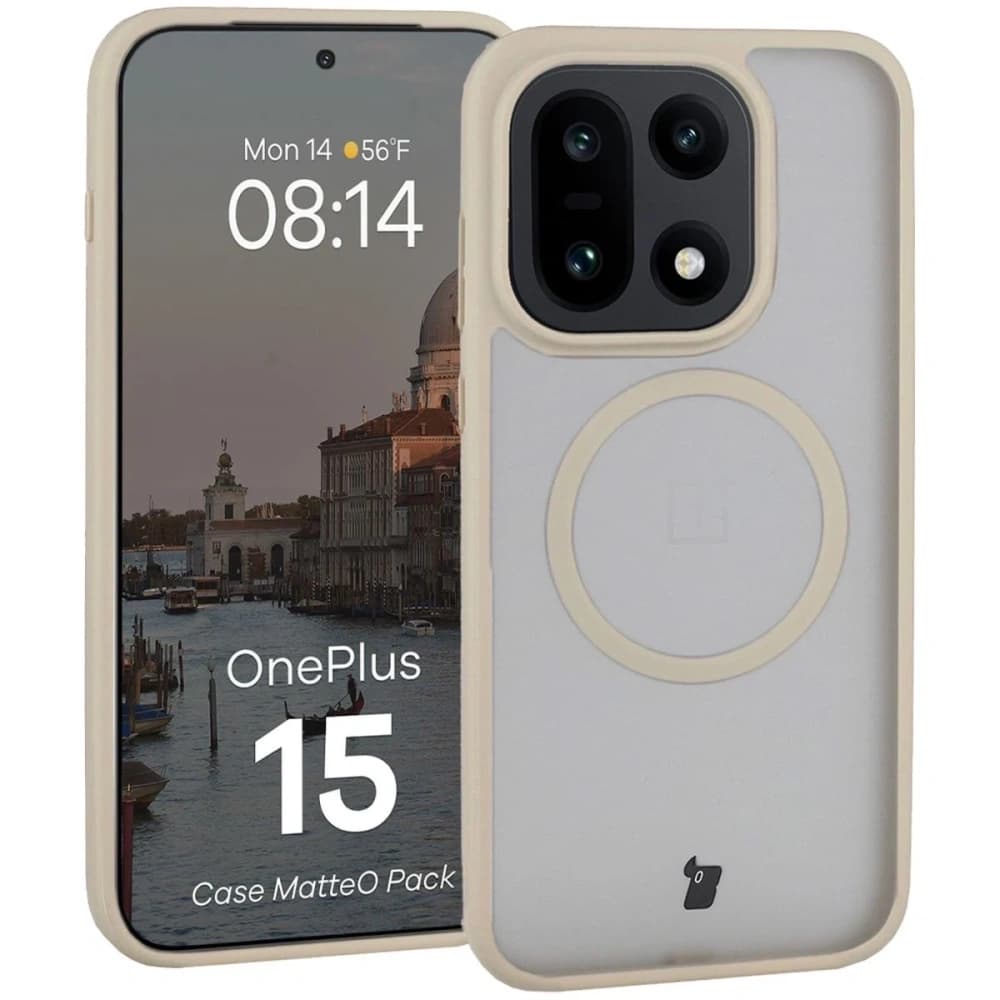 Bizon MatteO Magnetic Pack OnePlus 15 smoky beige - 3