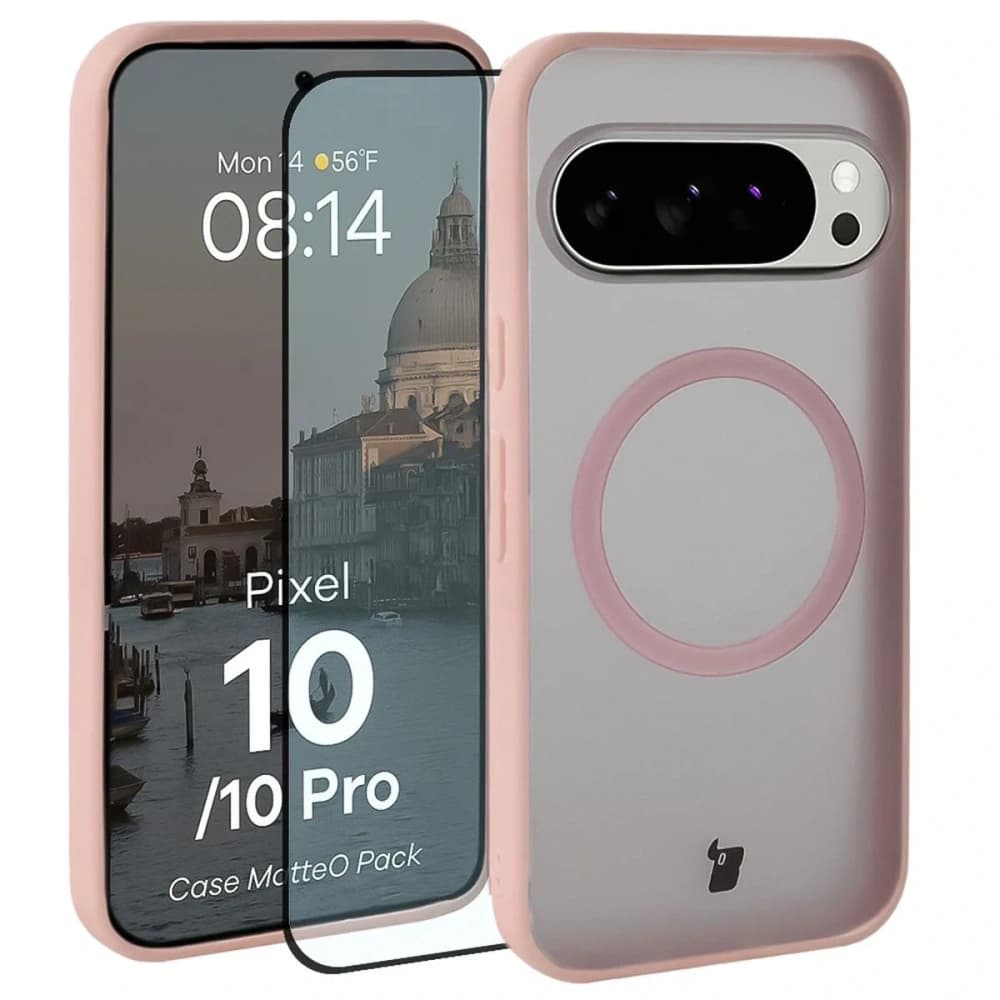 Bizon MatteO Magnetic Pack Google Pixel 10 / 10 Pro smoky light pink - 1