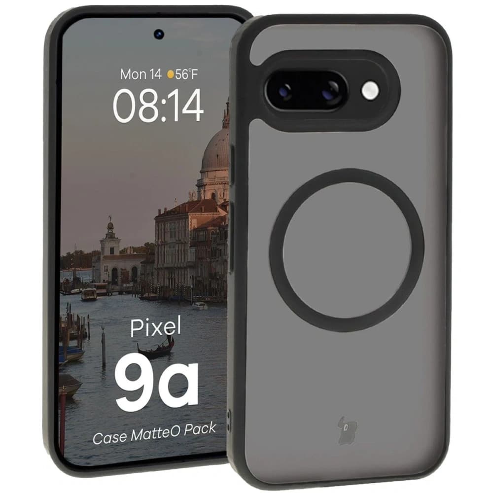 Bizon MatteO Magnetic Pack Google Pixel 9a smoky black - 3