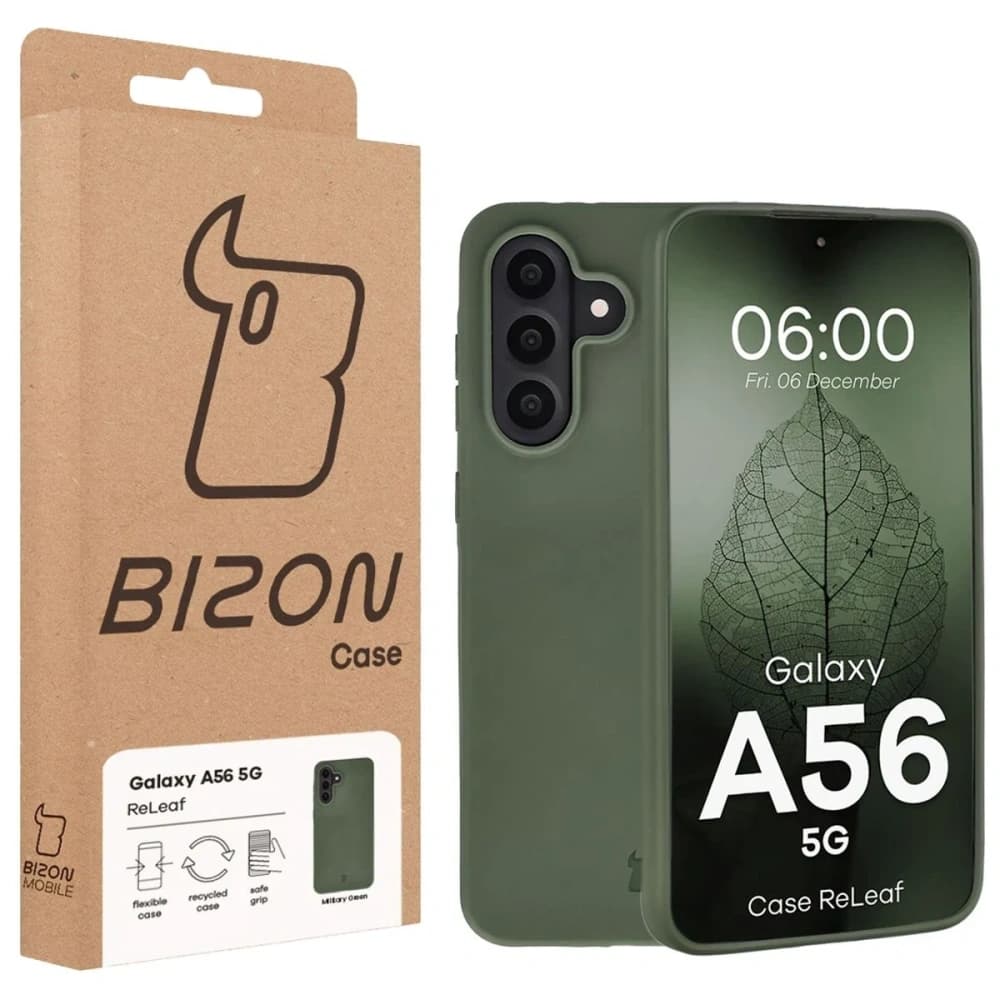 Bizon Case ReLeaf Samsung Galaxy A56 5G sötétzöld
 - 6