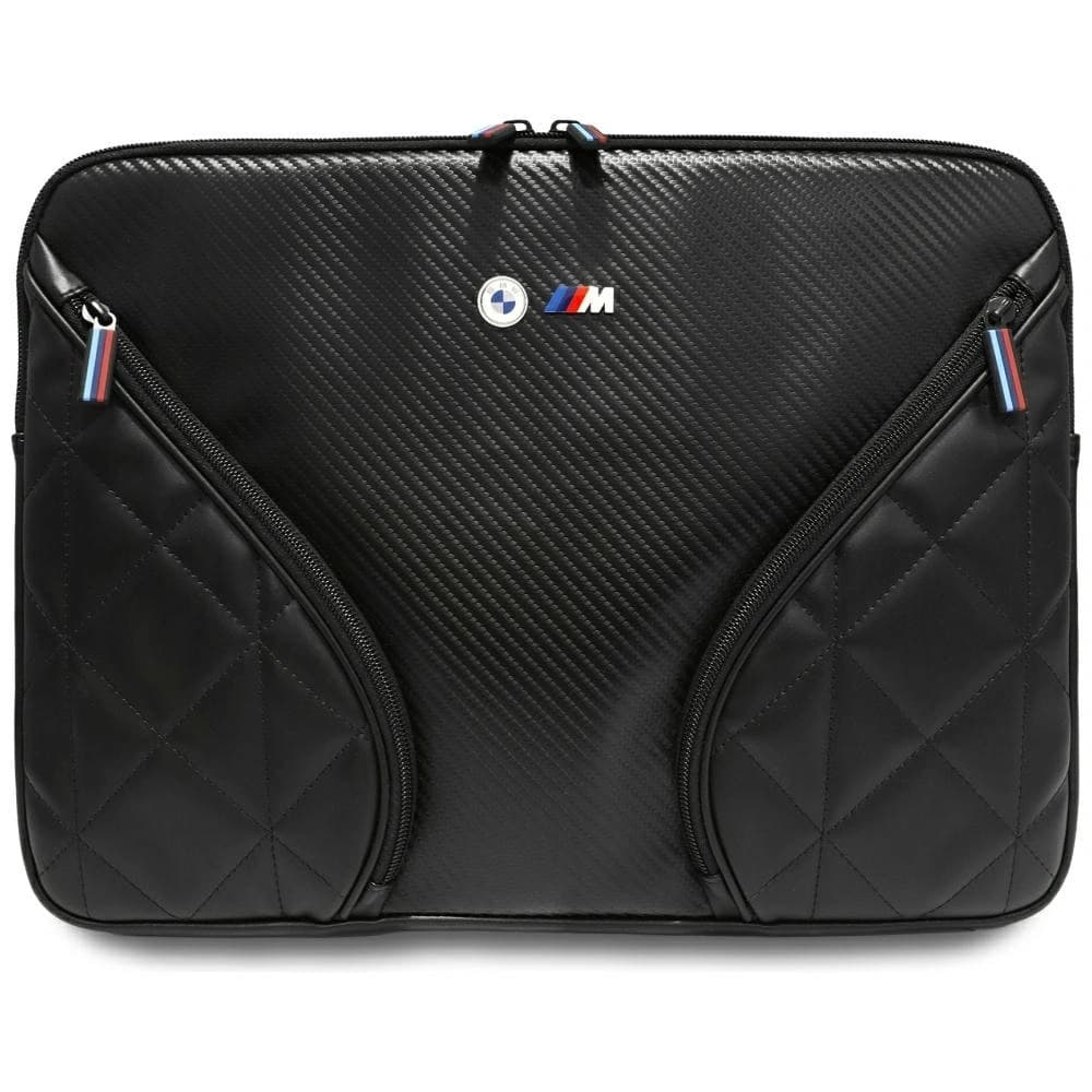 BMW Carbon Pockets&Metal Logo Sleeve 16" negru - 1
