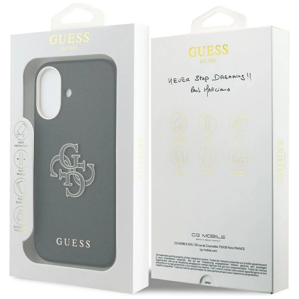 Guess FW Gyanta Logó Apple iPhone 17 fekete
 - 8