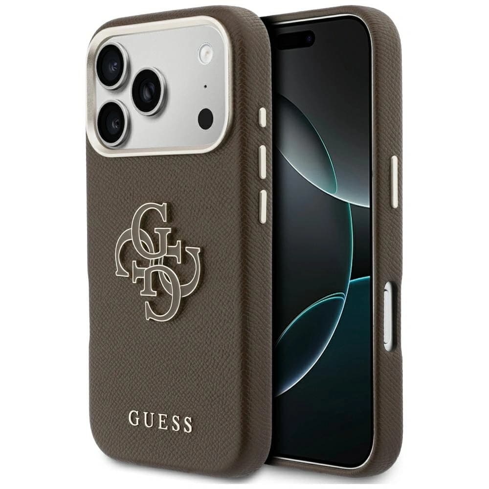 Guess FW Resin Logo Apple iPhone 17 Pro maro - 1