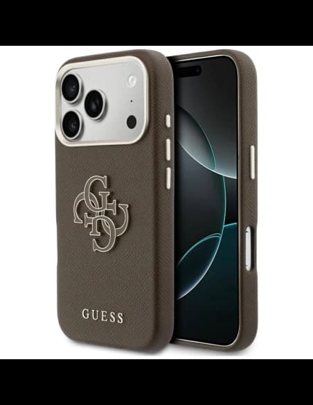 Guess FW Resin Logo Apple iPhone 17 Pro Max braun
