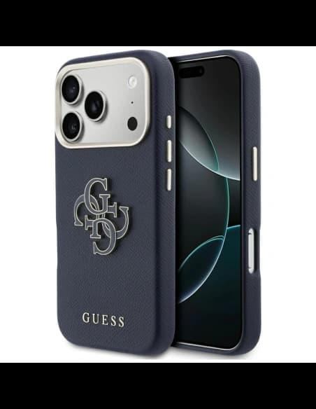 Guess FW Resin Logo Apple iPhone 17 Pro blau
