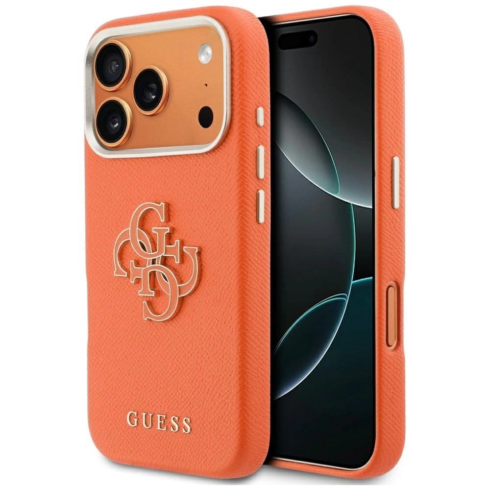 Guess FW Resin Logo Apple iPhone 17 Pro orange
 - 1